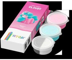 HEY CLAY Modeliuojantis molis Unicorn Cloudy 3 vnt