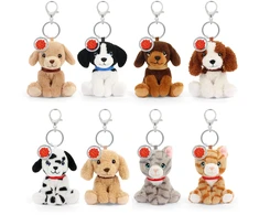 Keel Toys Keeleco maišelio pakabukas: šuniuko ir kačiuko meilė, 12 cm - 8 dizainai