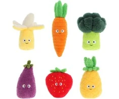 Keel Toys Pliušiniai vaisiai ir daržovės, 12 cm