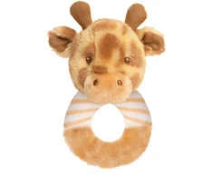 Keel Toys Keeleco Huggy Giraffe Ring Rattle, 14 cm