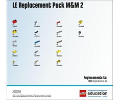 LEGO® Education mašinų ir mechanizmų atsarginių dalių pakuotė (2000709)