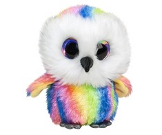 Lumo Stars Tactic Plush Lumo Owl, dryžuotas, 24 cm