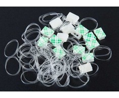 „Makeblock Neuron“ fiksuoti spaustukai (16) ir guminės juostos (80)