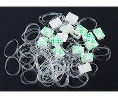 „Makeblock Neuron“ fiksuoti spaustukai (16) ir guminės juostos (80)