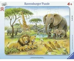 Ravensburger Dėlionė 30 vnt. - Laukiniai gyvūnai