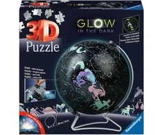 Ravensburger 3D Dėlionė 180 vnt. - Švytintis tamsoje kamuolys, Astrologija