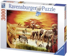 Ravensburger Dėlionė 3000 vnt. - Afrika