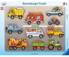 Ravensburger Dėlionė 10 vnt. - Transporto priemonės