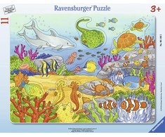 Ravensburger dėlionė „Povandeninis pasaulis“, 11 det., nuo 3 m.