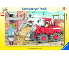 Ravensburger Dėlionė 15 vnt. -  Statybos