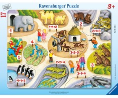 Ravensburger Dėlionė 17 vnt. - "Pirmas skaičius iki 5"