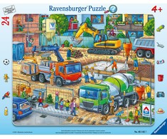 Ravensburger Dėlionė 24 vnt. - Statybos