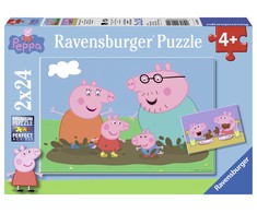 Ravensburger Dėlionė 2x24 vnt. - Peppa Pig
