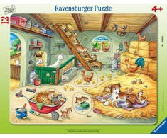Ravensburger Dėlionė 12 vnt. - Gyvūnai ūkyje