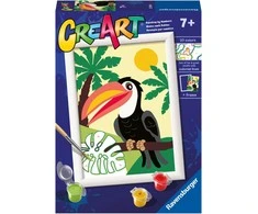 Ravensburger CreArt vaikams: Tukan w dżungli