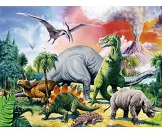 Ravensburger Dėlionė 100 vnt. - Dinozaurai