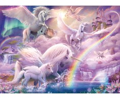 Ravensburger Dėlionė 100 vnt. - Pegaso vienaragiai