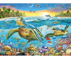 Ravensburger XXL Dėlionė 100 vnt. - Jūrų vėžliai