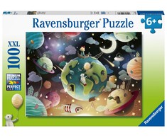 Ravensburger "XXL" Dėlionė 100 vnt. - Žaidimų aikštelė kosmose