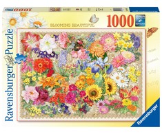Ravensburger "2D" Dėlionė 1000 vnt. - Žydinčios gėlės