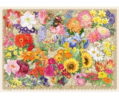 Ravensburger "2D" Dėlionė 1000 vnt. - Žydinčios gėlės