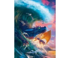 Ravensburger Dėlionė 1000 vnt. - Drakonų lenktynės