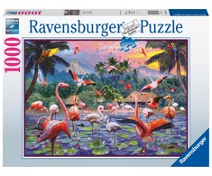 Ravensburger Dėlionė 1000 vnt. - Flamingai