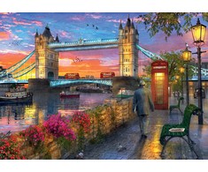 Ravensburger Dėlionė 1000 vnt. - Tiltas saulėlydžio metu