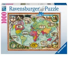 Ravensburger Dėlionė 1000 vnt. - Pasaulio žemėlapis
