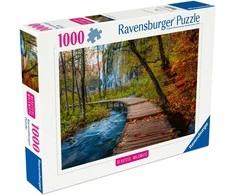 Ravensburger Dėlionė 1000 vnt. - Rudeninis medinis takas