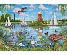 Ravensburger Dėlionė 1000 vnt. - Gyvenimas prie vandens