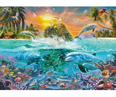Ravensburger Dėlionė 1000 vnt. - Delfinai