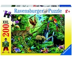 Ravensburger Dėlionė 200 vnt. - Gyvūnai džiunglėse