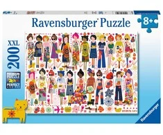 Ravensburger Dėlionė 200 vnt. - Gėlės ir draugai