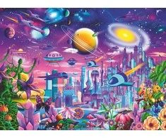 Ravensburger "XXL" Dėlionė 200 vnt. - Kosmoso miestas