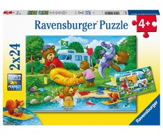 Ravensburger Dėlionė 2x24 vnt. - Meškiukų atostogos