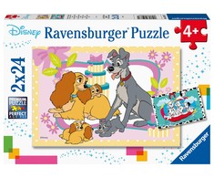 Ravensburger Dėlionė 2x24 vnt. - Disney šunys