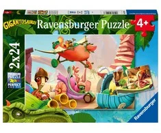 Giganotosaurus 2 x 24 Puzzle - RAVENSBURGER dėlionė