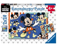 Ravensburger Dėlionė 2x24 vnt. - Peliukas Mikis