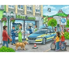Ravensburger Dėlionė 2x24 vnt. - Policija darbe
