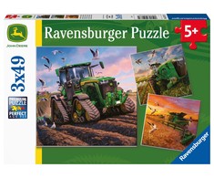 Ravensburger Dėlionė 3x49 vnt. - John Deere sezonas