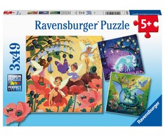 Ravensburger Dėlionė 3x49 vnt. - Fėjos