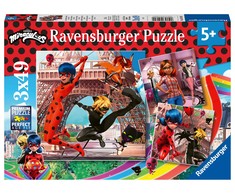 Ravensburger Dėlionė 3x49 vnt. - Boružėlė ir katė Noir