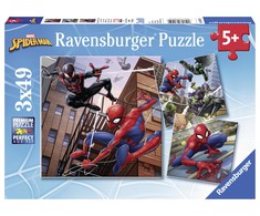 Ravensburger Dėlionė 3x49 vnt. - Žmogus-voras veiksme