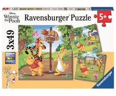 Ravensburger Dėlionė 3x49 vnt. - Mikė Pūkuotukas