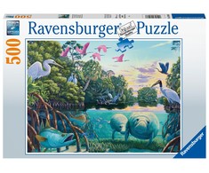 Ravensburger Dėlionė 500 vnt. - Jūrų gyvūnai ir paukščiai