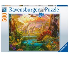 Ravensburger Dėlionė 500 vnt. - Dinozaurų žemė