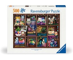 Ravensburger Dėlionė 500 vnt. - Katės ir sukulentai