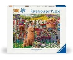 Ravensburger Dėlionė 500 vnt. - Mieli šuniukai sode