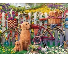 Ravensburger Dėlionė 500 vnt. - Mieli šuniukai sode